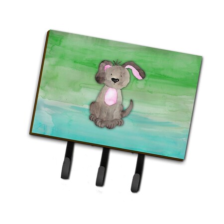 Carolines Treasures Dog Teal & Green Watercolor Leash or Key Holder BB7357TH68